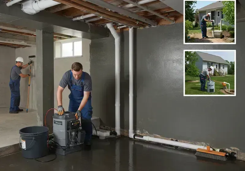 Basement Waterproofing and Flood Prevention process in Woodford County, KY